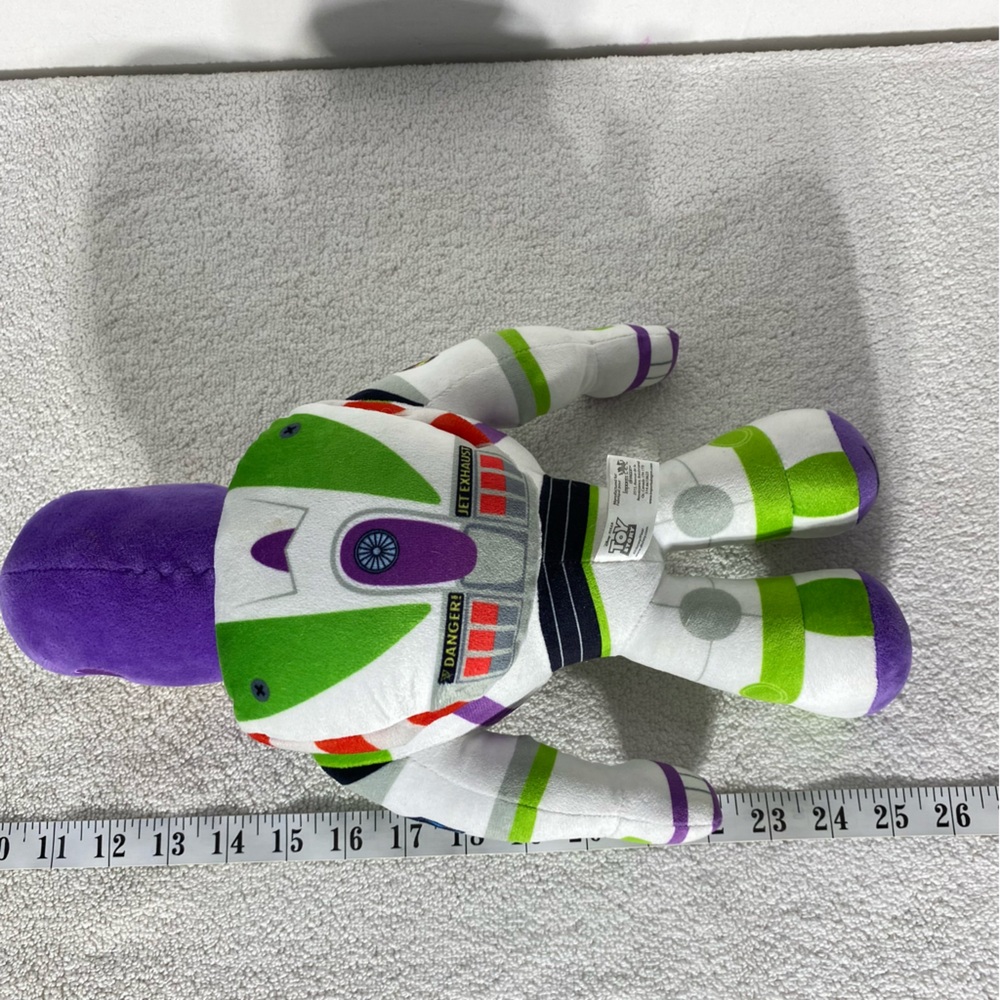 Disney Pixar Toy Story White Purple Green Buzz Lightyear Plush Toy - Picture 10 of 11